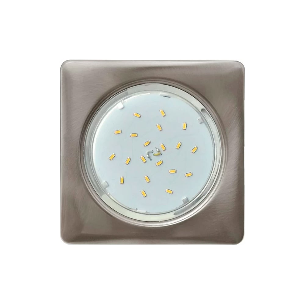 Изображение товара Светильник Ecola Gx53 h4 square квадратный сатин-хром 20Вт