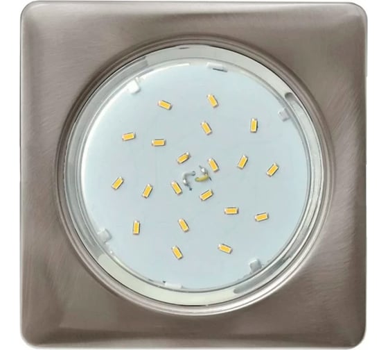 Изображение товара Светильник Ecola Gx53 h4 square квадратный, без рефлектора, сатин-хром 107x41 (к+) FS53S4ECB