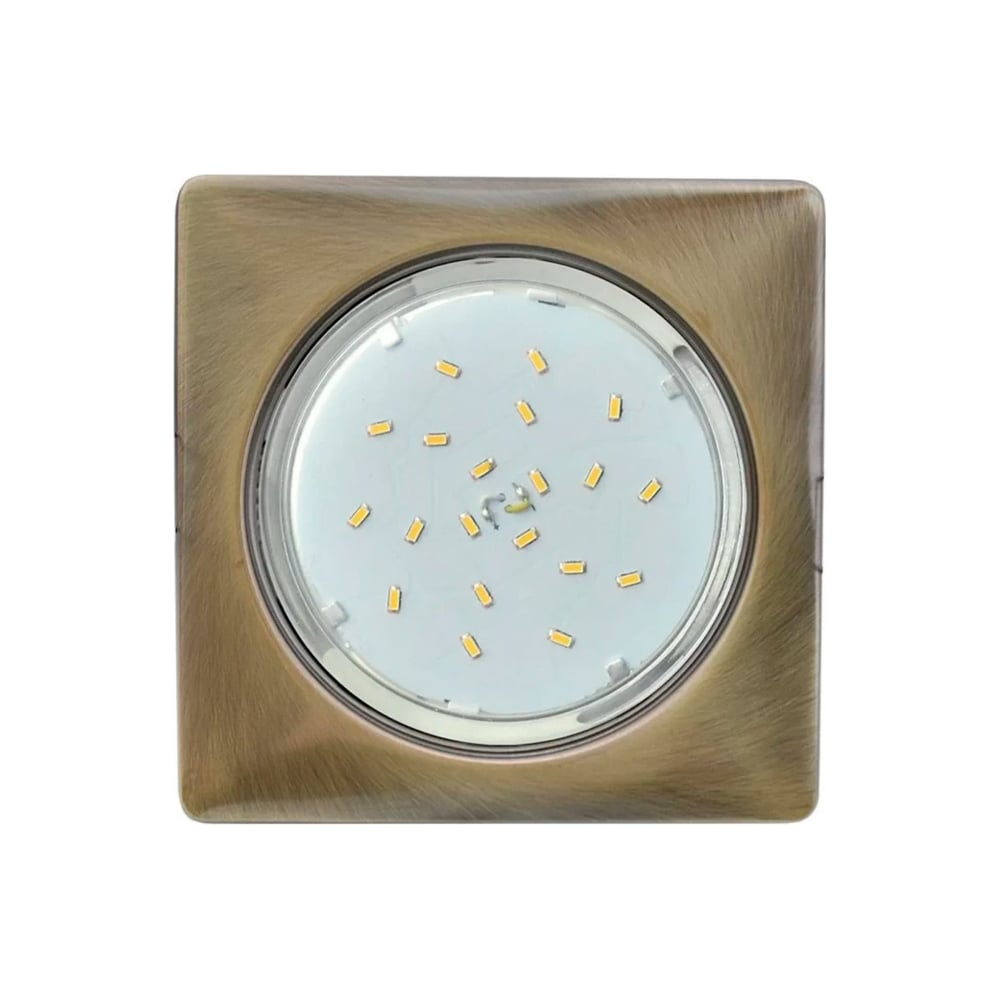 Изображение товара Светильник Ecola Gx53 h4 квадратный без рефлектора черненая бронза 107x41