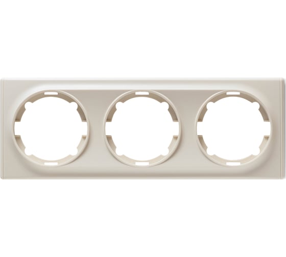 Изображение товара Тройная рамка OneKeyElectro цвет бежевый 1E52301301 2172807