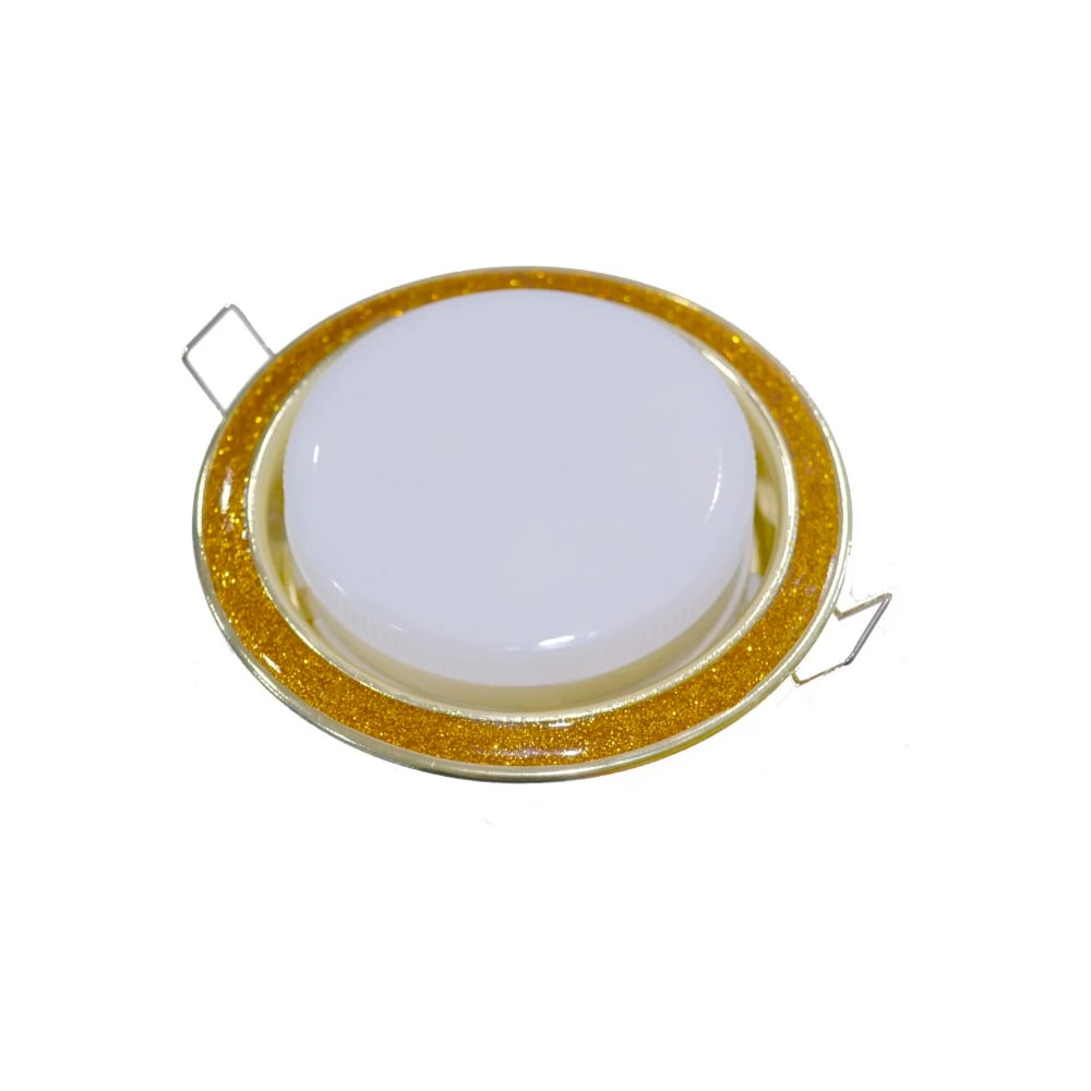 Изображение товара Встраиваемый светильник Ecola GX53 h4 dl3901 золотой круг 106 мм