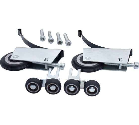 Изображение товара Ролики/колеса в комплекте Mebax Асимметрия 3-ий класс для шкафа-купе с саморезом 00000000029