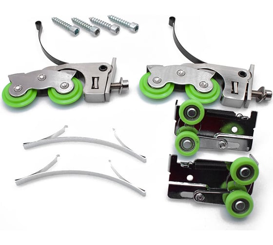 Изображение товара Ролики/колеса в комплекте Mebax Симметрия 3-ий класс OPK для шкафа-купе с саморезом 6мм 00-00000271