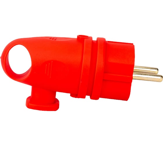 Изображение товара Вилка SVET В 16-002 УХЛ4, каучук, цвет -красный SV0303-0012