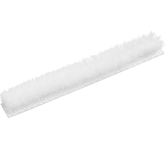 Изображение товара Щёточный Уплотнитель Mebax 7х6 Белый на клею на пленке 150 м 00-00000366