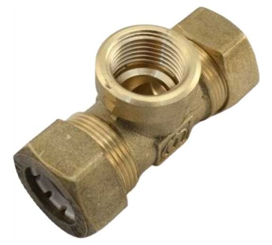 Изображение товара Тройник Kofulso "труба-внутр.резьба-труба" BNI2015 BNI2015 BNI20*15