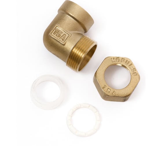 Изображение товара Муфта угловая KOFULSO труба-внутренняя резьба BL15