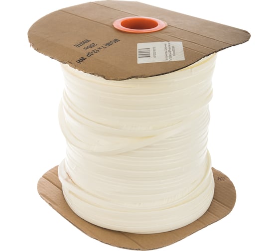 Изображение товара Щеточный уплотнитель Mebax 7х12 белый 3Р на клею на плёнке 200 м/уп 00-00000183