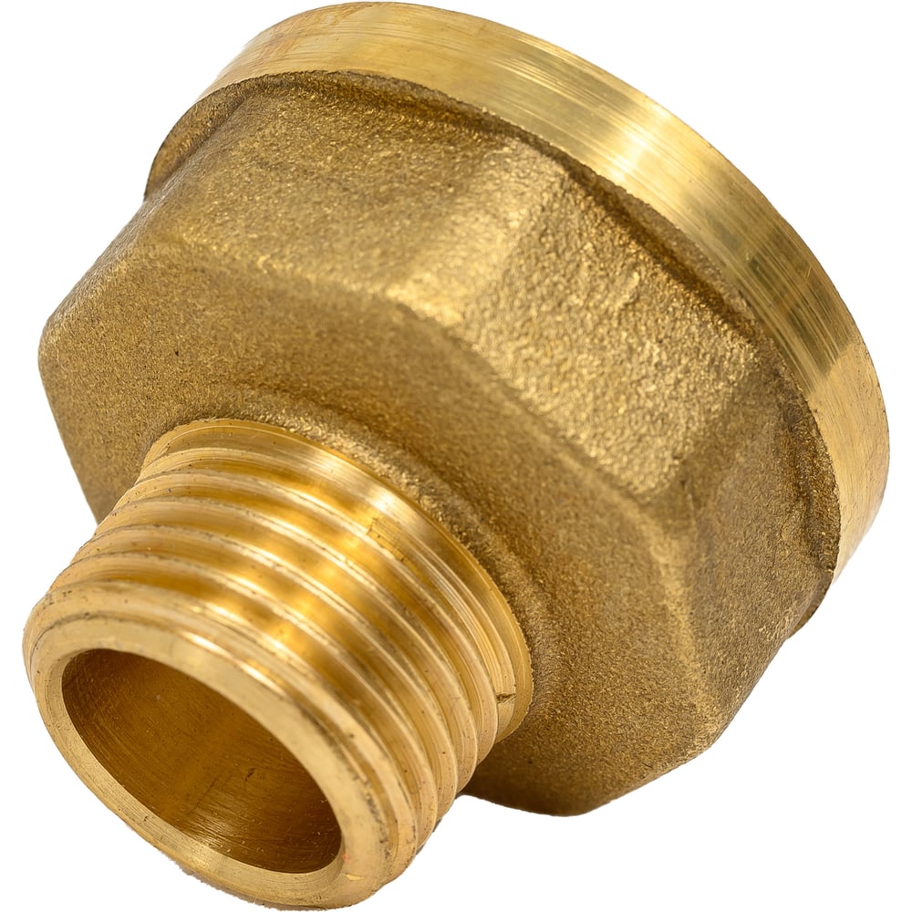 Изображение товара Муфта сгонная БАЗ 1/2Нх1В МС 15Н/25В латунь для водопровода