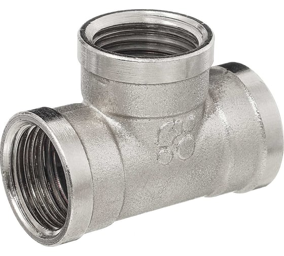 Изображение товара Тройник БАЗ 1/2В Т15В никель БАЗ.Т.15В.Н