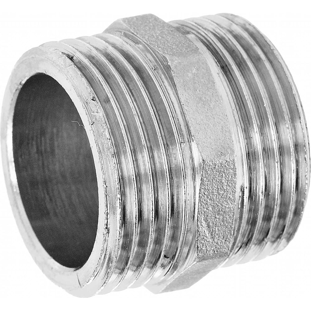 Изображение товара Ниппель двойной БАЗ 3/4 НД20 никель БАЗ.НД.20.Н