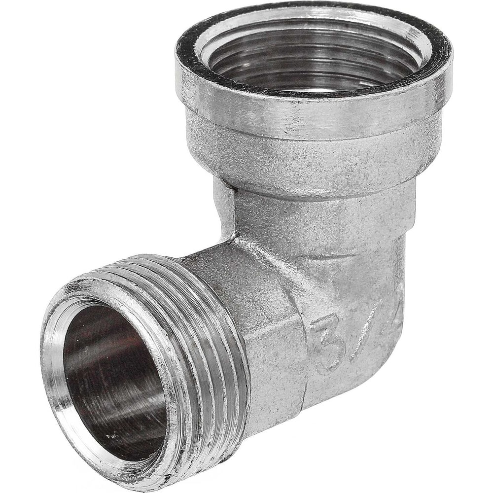 Изображение товара Уголок БАЗ 3/4ВН У 20ВН никель латунь бытовой фитинг