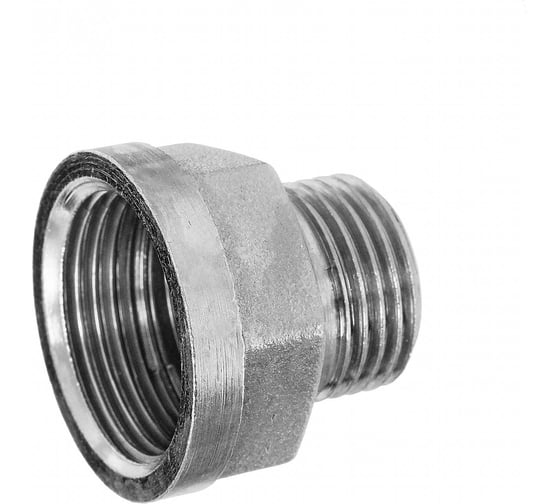 Изображение товара Муфта сгонная БАЗ 1/2Нх3/4В МС15Н/20В никель БАЗ.МС.15Н.20В.Н