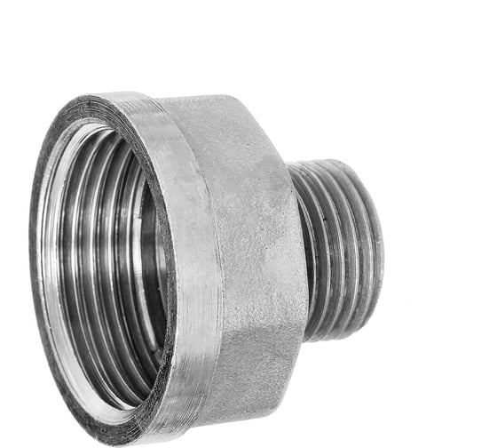 Изображение товара Муфта сгонная БАЗ 1/2Нх1В МС 15Н/25В никель БАЗ.МС.15Н.25В.Н