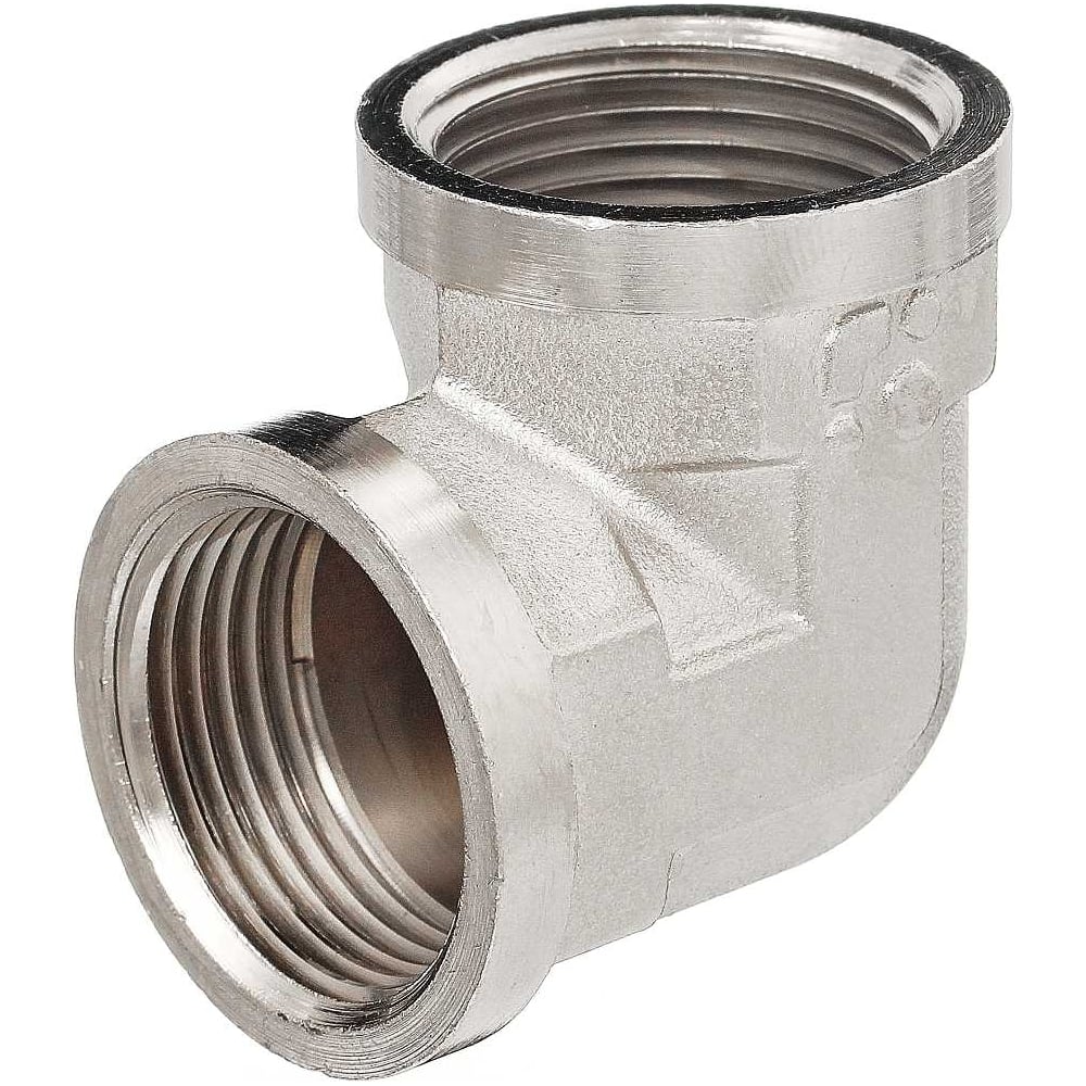 Изображение товара Уголок латунный 3/4 внутренний никель бытовой