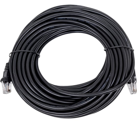 Изображение товара Патч-корд BURO UTP 4 пары cat5E CCA molded 15м черный RJ-45 (m)-RJ-45 (m) 1645951