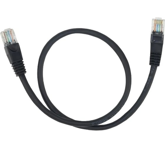 Изображение товара Патч-корд BURO UTP 4 пары cat5E CCA molded 0.5м черный RJ-45 (m)-RJ-45 (m) 1645604