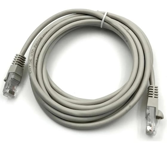 Изображение товара Патч-корд BURO UTP-5E-3M-G UTP 4 пары cat5E CCA molded 3м серый RJ-45 (m)-RJ-45 (m) 1428221