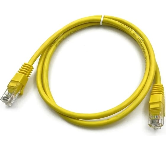Изображение товара Патч-корд BURO UTP-5E-1M-Y UTP 4 пары cat5E CCA molded 1м желтый RJ-45 (m)-RJ-45 (m) 1427801