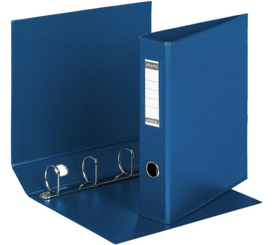 Изображение товара Папка на 4-х кольцах Attache Selection 50 мм, синяя 4841