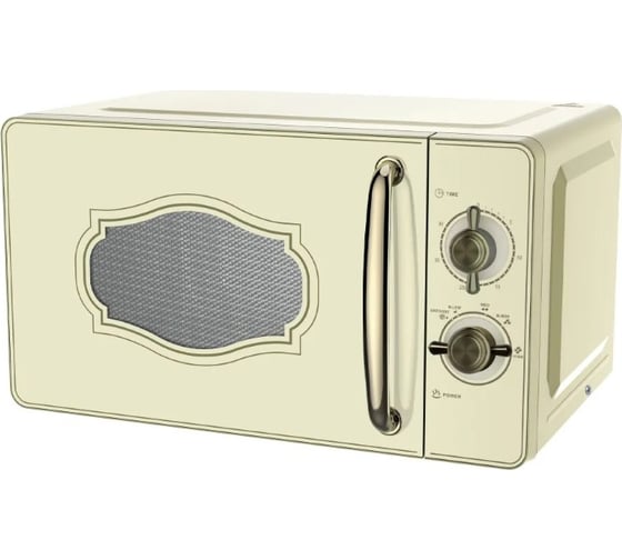 Изображение товара Микроволновая печь GFGRIL соло 20 л GF-MWO202-beige