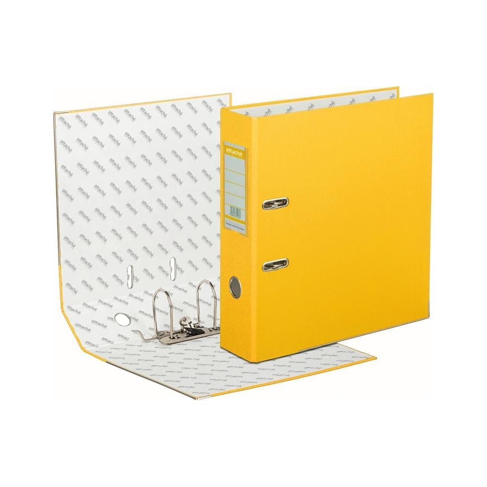 Изображение товара Папка-регистратор Attache Selection economy plus 80 мм желтая А4+ горизонтальная