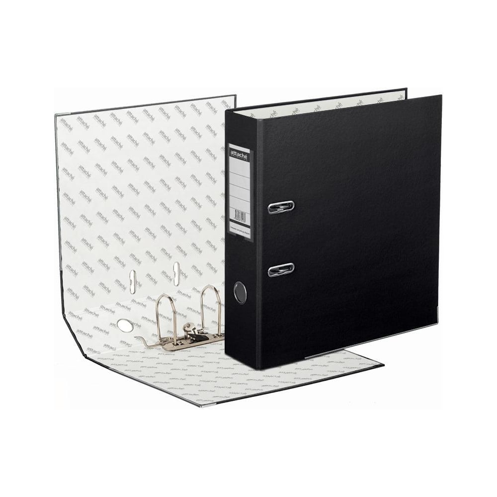 Изображение товара Папка-регистратор Attache Selection economy plus 80 мм черный для документов формата A4+