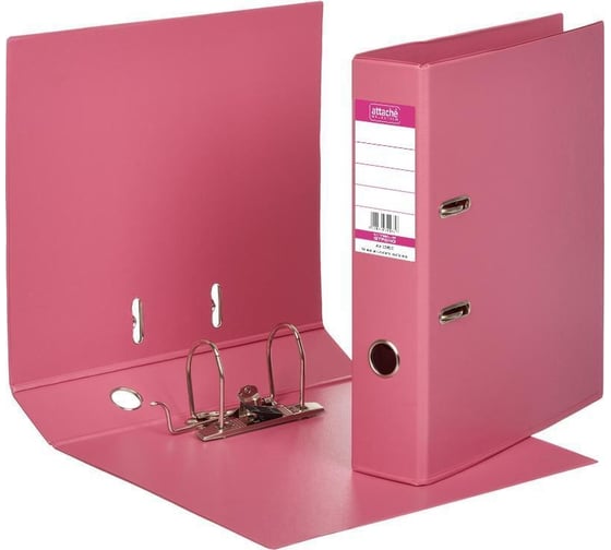 Изображение товара Папка-регистратор Attache Selection strong line 70 мм, фуксия, пбп2, карман на корешке 130850