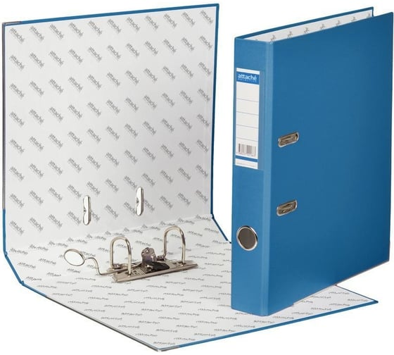 Изображение товара Папка-регистратор Attache Selection economy plus 50 мм, синий, пбп1, карман на корешке, металлический угол 368762