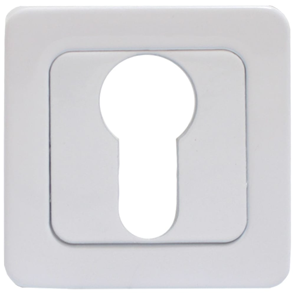 Изображение товара Накладка для ц/м Аллюр АРТ ET-S1 W/W матовый белый 52 мм