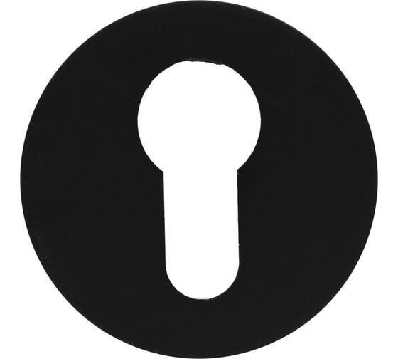 Изображение товара Накладка для ц/м Аллюр ART COLLECTION ET-R2 BLACK (72150) матовый черный 15635