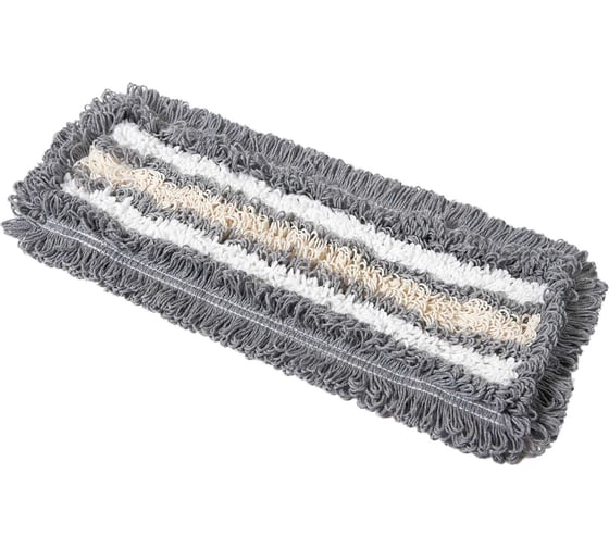 Изображение товара Моп петельный комбинированный РОСМОП MVPS-40-T, серый, 40 см, язык Т 25609