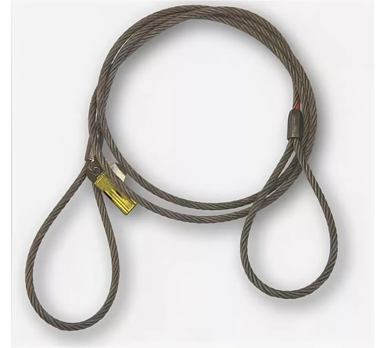 Изображение товара Универсальный канатный петлевой строп СЕВЗАПКАНАТ УСК1 0.32 т, 10 м, втулка 4631159616277