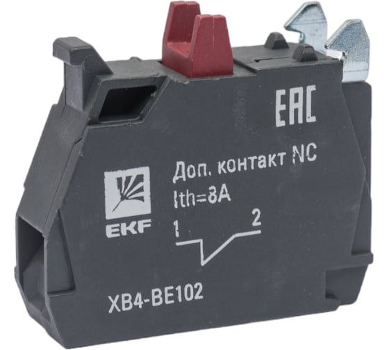 Изображение товара Дополнительные контакты EKF NC красные 100 шт PROxima XB4-BE102