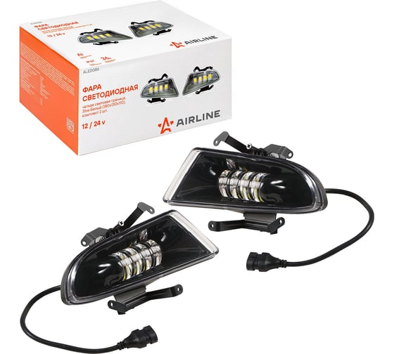 Изображение товара Фара светодиодная с четкой световой границей Airline 36W Белый, 180x130x110, 2 шт. ALED086