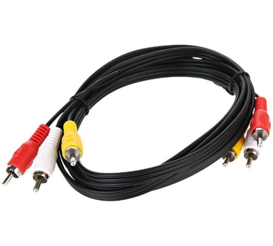 Изображение товара Соединительный кабель Telecom 3xRCA /M/-3xRCA /M/, 2m TAV7150-2M