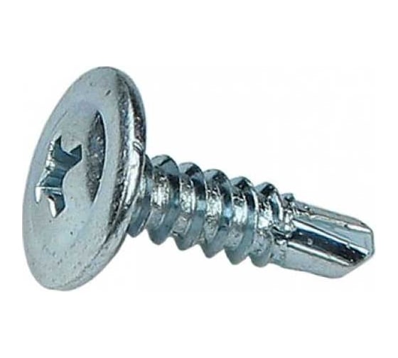 Изображение товара Саморез Промрукав 4,2x25 с прессшайбой, сверло, цинк 1000 шт. PR08.3601