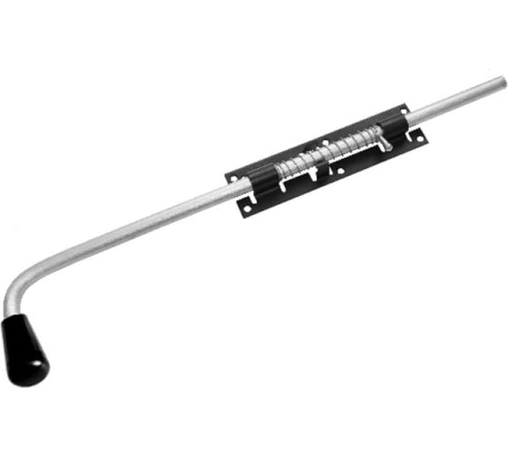 Изображение товара Засов с пружиной Домарт ЗСП-600 мод.2 черный 171111