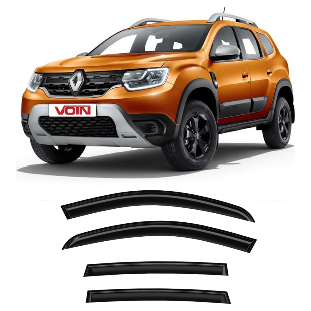 Изображение товара Дефлекторы окон для Renault Duster и Nissan Terrano из акрила, комплект 4 шт.