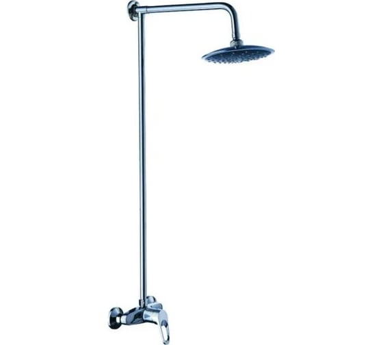 Изображение товара Душевая система со смесителем АНТЕЙ Викинг шар. без излива, с лейкой тропической 357028 357028-ANT