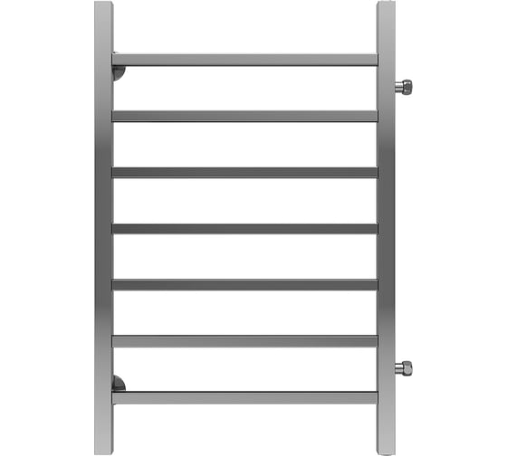 Изображение товара Водяной полотенцесушитель Azario ANCONA 500/800 7 квадратных перекладин, боковое подключение, 1"-1/2", полированный 00088195