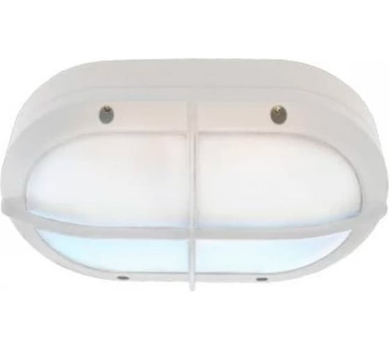 Изображение товара Накладной светильник Ecola Gx53 led b4148s ip65, матовый, овал, с решеткой, алюминий, 2 x gx53, белый, 215x135x65 FW53LSECS