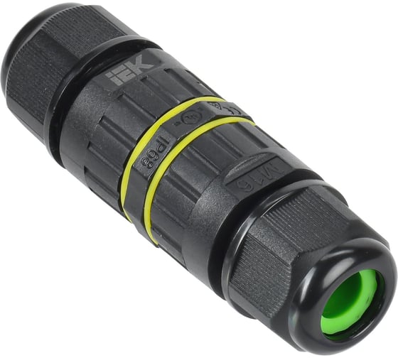 Изображение товара Коннектор кабельный герметичный IEK wtp-302 3 pin ip68 UWC20-I-D175-3-68