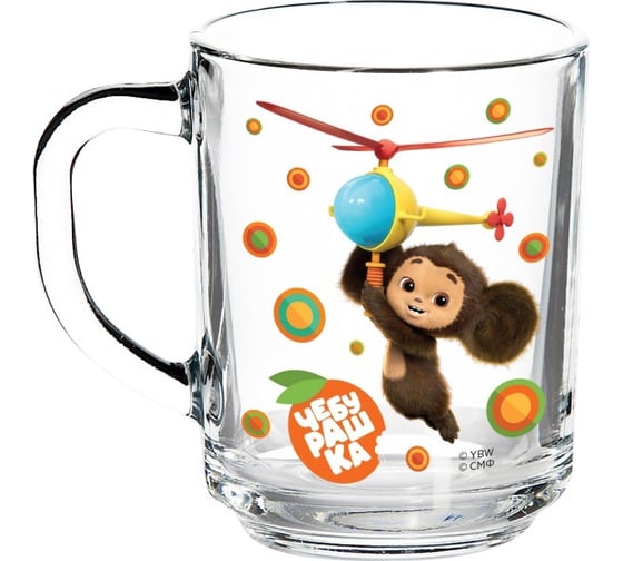 Изображение товара Кружка ND Play чебурашка, мал., 230 мл, стекло 307112
