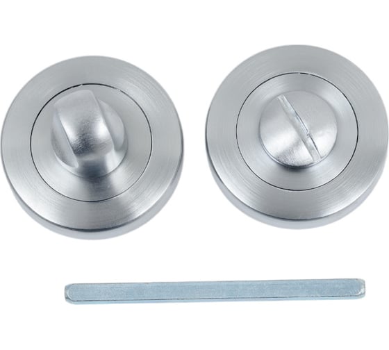 Изображение товара Поворотная кнопка DOORLOCK DL M08/Y SCB матированный хром A=35-42 мм, шток 5/8 мм 73546