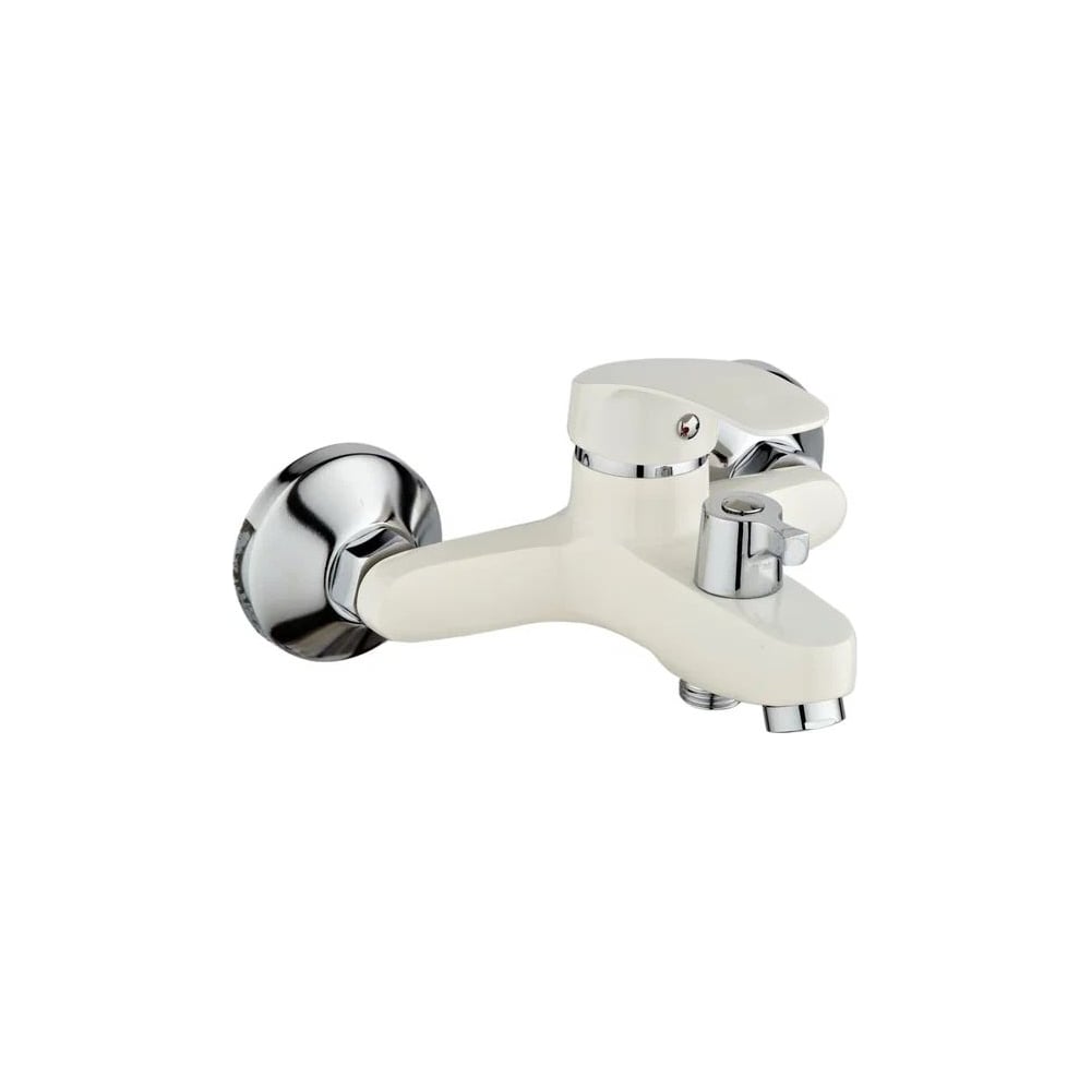 Изображение товара Смеситель для ванны АНТЕЙ Зима шар. с коротким изливом, цвет белый 3072127 1/10 3072127-ANT