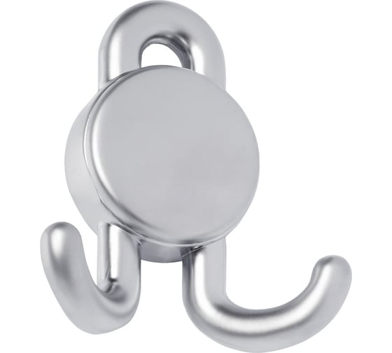 Изображение товара Крючок мебельный JET 321 двухрожковый замак хром матовый C321Z.002SCQ99