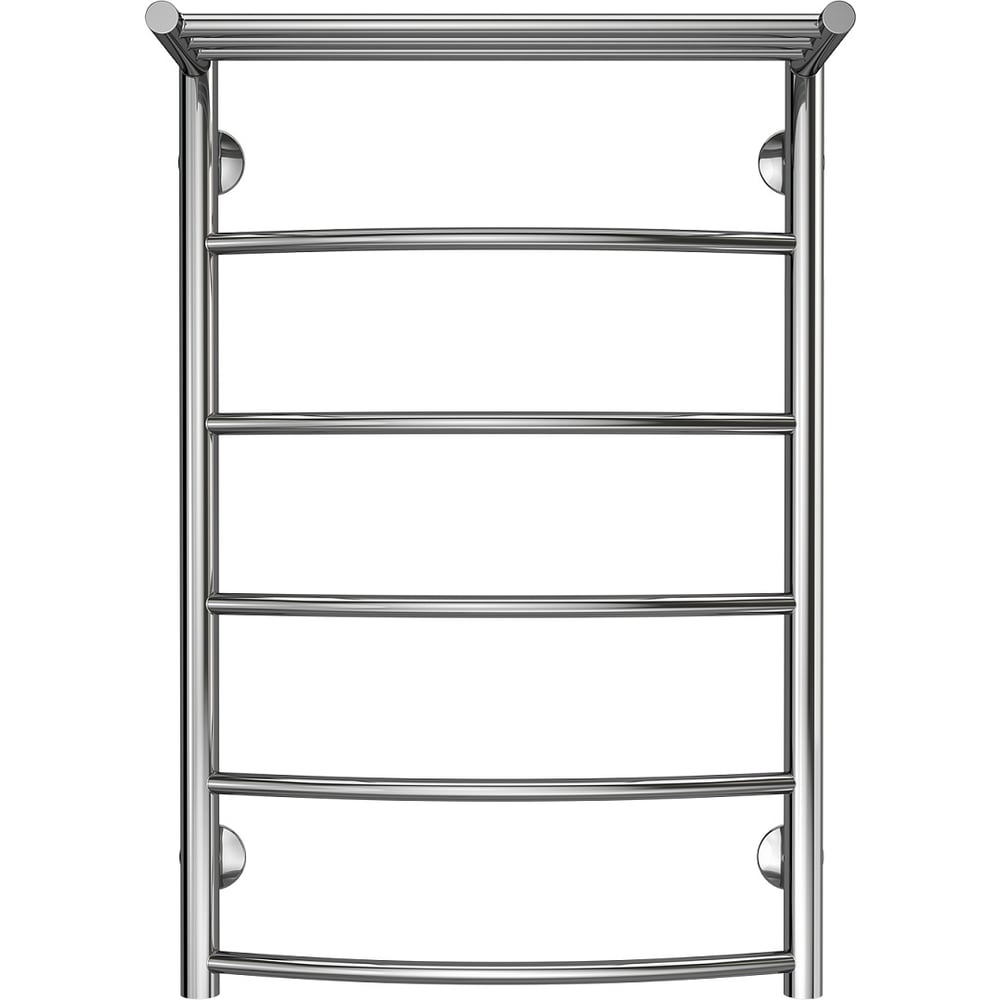 Изображение товара Водяной полотенцесушитель Azario VERONA 500/800 с полкой хром нержавеющая сталь