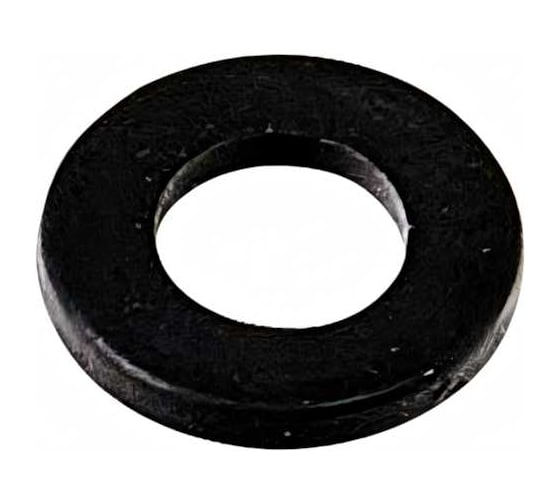 Изображение товара Шайба плоская полиамидная DINFIX D 10 (пластиковая, черная) DIN 125А (10 шт) 00-0004341