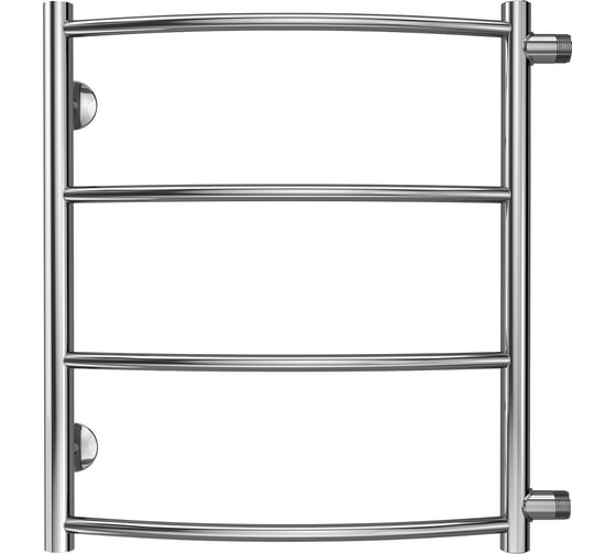 Изображение товара Водяной полотенцесушитель Azario VERONA 500/600 4 перекладины, боковое подключение, 1"-1/2", полированный 00088181